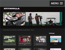 Tablet Screenshot of cittadella.cz