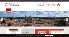 Desktop Screenshot of comune.cittadella.pd.it