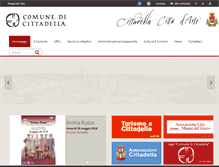 Tablet Screenshot of comune.cittadella.pd.it